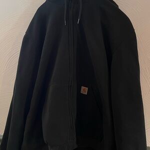 Carhartt Men's Black Hoodie Jacket